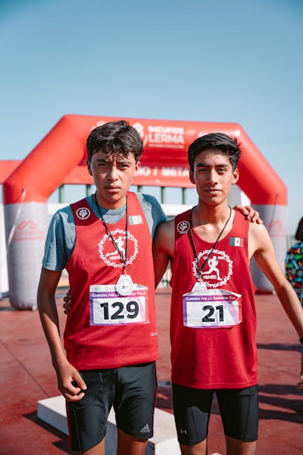 Success story athletes with medals